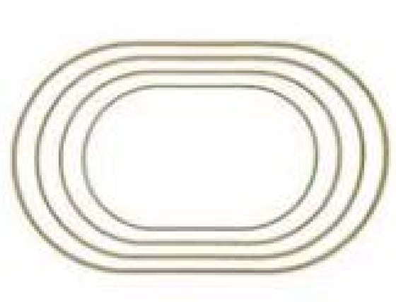 Metallelipse gold
